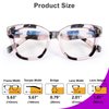 VISOONE 2 Pack Medium Round Blue Light Blocking Glasses with Anti Eye Strain and Computer Glare for Women Man BELLAMY