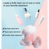 KOVCOAP Foam Maker for Face Wash, Face Wash Foamer, Cleanser Foam Maker, Marshmallow Whip Maker Skin Care, Deep Skincare Cleaner Tools for Travel Household 2 Pieces(Pink and White)