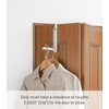 Yamazaki Home 7161 Over The Door Alloy Steel Hooks - Folding Hanging Coat Rack