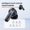 TWS ANC Noise Cancelling Wireless BT Game Earbuds, Bluetooth 5.3, 28H Battery, 10m Range, Clear Stereo, 60Ms Low Latency, Touch Control, Digital Display