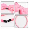 Valentine's Day Headbands Pink Bow Headband Headdress for Women and Girls, Fashion Cute Hairband Big Bowknot Hair Hoop Perfect Hair Accessories for Holiday Party Supplies Gift 1Pcs