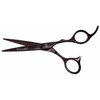Kissaki Hair Scissors 5.5 inches Futasuji Black Cherry Satin Finished Hair Cutting Shears Hairdressing Scissors
