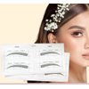 ONE STYLE/SHAPE SELF ADHESIVE [26-PIECES] EYEBROW STENCIL, HANDS FREE SHAPER, & MAKEUP | NATURAL LOOK & PERFECT EYEBROWS SHAPE EVERYTIME!