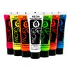 UV Glow Blacklight Face and Body Paint 0.34oz - Neon Fluorescent (0.34 Fl Oz (Pack of 7))
