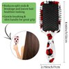Coccinella Septempunctata Paddle Brush for Blow Dryiny, Air Cushion Comb, Paddle Hair Brush for Thick Curly Thin Thick Long Short Hairs