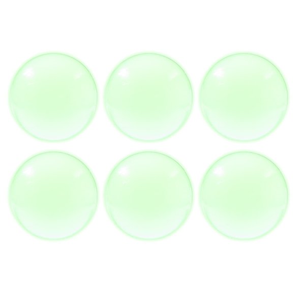 MBGBrybelly Brybelly Foosball Balls - Glow in The Dark Black Light Reactive – for Standard Foosballs Tables & Classic Tabletop Soccer Game Balls - 6 ct