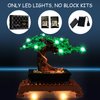 Mililier LED Light Kit for Lego Bonsai Tree 10281 Set, Compatible with Lego 10281 Building Blocks Model(Not Include Blocks Set) (Green)