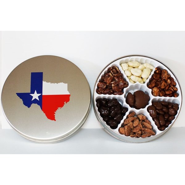 Simply Irresistible Texas Tin - 7 Gourmet Candied Pecans