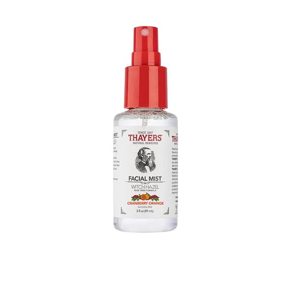 Trial Size Cranberry Orange Witch Hazel Facial Mist with Aloe Vera Toner (3 oz.)