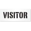 SmartSign 12 x 30 inches Visitor Reusable Stencil with 6" Letter Height, 63 Mil Plastic, Easy to Wash, for Parking Lots, Schools, Hospitals, Event Venues, Office Buildings, USA Made