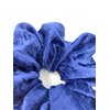 XL Jumbo Velvet Scrunchie For Hair, Scrunchy for Women Girls, Durable Elastic Band Ties to Hold Thick, Straight, Curly Hair - Breakage, Frizz Prevention (Princess Blue)