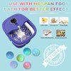 HOSPAN Organic Foot Bath Bombs Gift Set, 12 Essential Oil Rich Foot Soak for Mom and Dad, Handmade Foot Spa Bomb with Wonderful Bubbles, Perfect for Soothes Sore Tired Feet, Dry Feet Moisturize