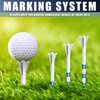 CHAMPKEY Professional 5 Prongs Golf Tees 100 Pack | 85 Driver Tees with 15 Iron/Hybrid Tees Mixed Pack | Low Friction and Resistance Golf Plastic Tees