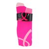 TCK Pink Ribbon Awareness Crew Socks (Hot Pink/Pink, Medium)