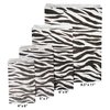 CuteBox Zebra Flat Paper Gift Bags 200pcs (6" x 9") for Merchandise, Crafts, Party Favors, Tradeshows, Retail, Showcases, Display, Holidays, Animal Themes, Arts and Crafts