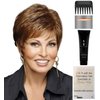 Bundle - 5 items: Whisper Wig by Raquel Welch, Christy's Wigs Q & A Booklet, 2oz Travel Size Wig Shampoo, Wig Cap & Wide Tooth Comb - Color: R38