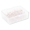 U Brands Sphere Push Pins, Clear Head with Rose Gold Prong, 100 Count (3089U06-24)