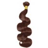 Dark Brown Bundles Body Wave Human Hair Color #4 Bundles Chocolate Brown Body Wave Bundles 20 Inch Double Weft Wet And Wavy Bundles Hair Weave Brown Body Wave Bundles