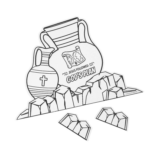 Fun Express DIG CYO Follow God's Plan CK - Craft Kits - VBS Vacation Bible School Supplies/Decor - 12 Pieces