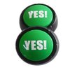 LICRAFT Yes Button Desktop Sound Toy Great for Fun Stress Reliever, Party Games Tools Holiday Supplies Board Games Toy Gift (YES Sound Button)