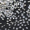 50pcs Shiny Zircon Rhinestone Nail Gems 3D Flatback Rhinestones for Nails 2-4mm Mini Nail Rhinestones Glitter Silver White Multi Shapes Nail Diamonds Nail Crystals Nail Decorations for Nail Art Charms