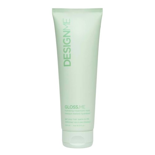 GLOSS.ME Hydrating Treatment Mask by DESIGNME | Deep Conditioning Hair Mask for All Hair Types | Made With Argan Oil for Frizz Control and Shine | Mask for Dry, Damaged & Frizzy Hair | Color Safe