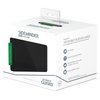 Ultimate Guard Sidewinder Synergy 100+, Deck Box for 100 Double-Sleeved TCG Cards, Black/Green, Magnetic Closure & Microfiber Inner Lining