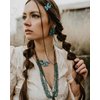 16Pcs Western Turquoise Hair Pins Southwestern Country Cowgirl Bobby Pins Cowboy Hat Boot Cactus Star Lightning Hair Clips Barrettes Boho Women Girl Decorative Bobby Pin Hair Accessories (16 pcs