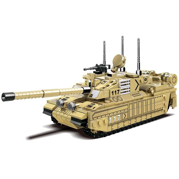 WVINVW Military Tank Building Set, Compatible with Lego Tank Military Challenger Main Battle WW2 Army Model Building Block, Toy Gifts for Boys 6-10 Years Old, 461Pcs