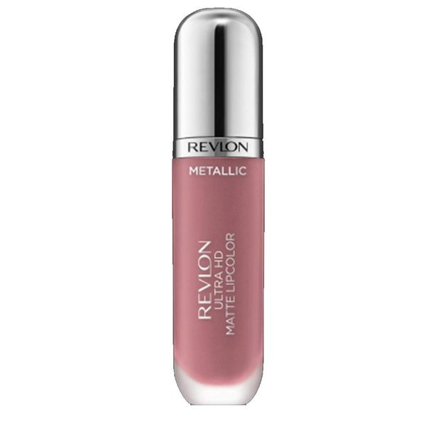 Revlon Ultra Hd Metallic Matte Lip Color, Glam 680 { 2 Pack },