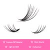 Fenshine Cluster Lashes Individual Lashes Wide Stem 0.07D 10D/20D Curl Mix 9-14mm Length DIY Eyelash Extension Individual Soft False Lashes for Personal Use at Home