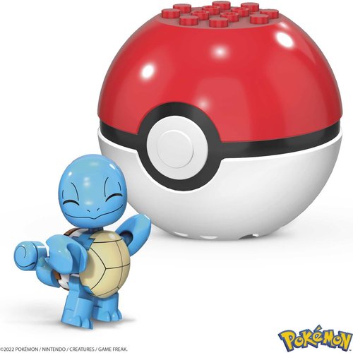 Mega Construx Pokemon Squirtle Construction Set, Building Toys for Kids
