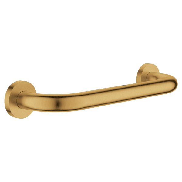 GROHE 40421GN1 Essentials 12-Inch Metal Grab Bar for Bathroom and Shower, Brushed Cool Sunrise