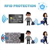 DuraLofrian Set of 10 RFID Blocking Sleeves | Credit Card Sleeve Anti RFID Identity Theft Protection Card Protector Holder Slim Design Fit Wallet/Purse(Mixed A)