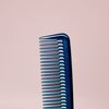 Pegasus MICOLOR 201, 7in Hard Rubber Hair Detangling/Trimmer Comb, Handmade, Seamless, Smooth Edges, Anti Static, Heat and Chemically Resistant, Wet Hair, Everyday Grooming Comb | Peines de goma dura - Blue