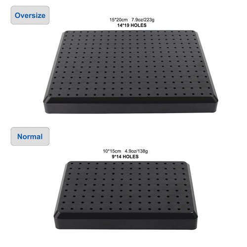 Evemodel GJJC19B Painting Stand Big Base 14 x 19 Holes and 20pcs Alligator Clip Stick Set Modeling Tools for Airbrush Hobby Model Parts New