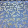 Jacquard Damask Bloom Brocade Fabric 118'' Wide (Baby Blue/Gold)