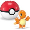 MEGA Pokémon Action Figure Building Toys Set, Poké Ball 2-Pack, Charmander and Eevee with 40 Pieces, for Kids