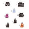 50PCS Mini Hair Claw Clips for Women Girls, Small Hair Clips Little Claw Clips Tiny Acrylic Jaw Clips with Transparent Box（colorful）