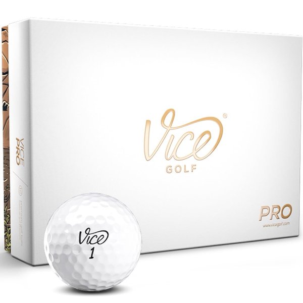 Vice Pro White Golf Balls (One Dozen (12 Golf Balls))