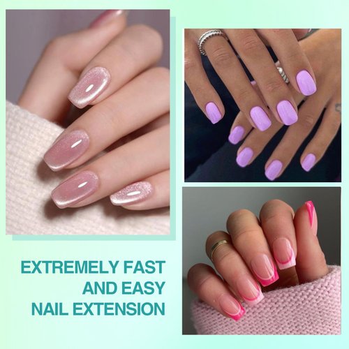 SAVILAND Square Nail Tips – Pre-File Soft Nail Gel Tips Matte Gels X Nails 15 Sizes Natural Nail Tips 360pcs Full Cover No Need Base Gel French Nails Easy to DIY Nail Art Nail Extension DIY Home Gift
