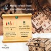 INSCAPE Caesar´s Riches Puzzle Box - Escape Room in A Box for Adults - Cluebox - Mind Puzzles for Adults - Puzzle Boxes with Hidden Compartments - Puzzle Boxes for Adults - Wooden Puzzle Box