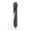 GERMANIKURE Czech Crystal Glass Nail File in Suede Leather Case, Original Black Branded, Professional Manicure & Pedicure Products for Easy Shaping of Natural Nails