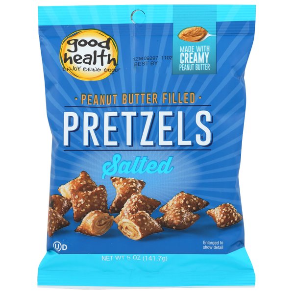 Good Health Peanut Butter Filled Pretzels, 5.5 oz