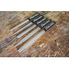 Kutzall Original 6" Half-Round Hand Rasp - Coarse, Wood Rasp/File for Woodworking & Shaping, W/Ergonomic Soft Grip Handle, Abrasive Tungsten Carbide Coating - 11" (279.4mm) Overall Length - HR6330