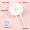SAVILAND U V Light for Nails - 36W Portable Handheld Mini U V LED Nail Lamp for Gel Nails Curing All Soak-Off U V Folding Stand Nail Dryer Easy to Use for Nail Art Tool for Home DIY Salon
