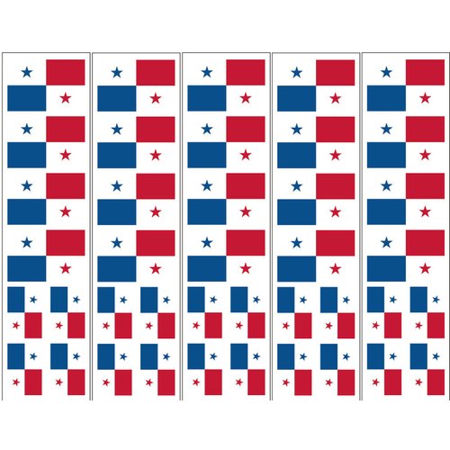 40 Tattoos: Panama Flag, Panamanian Party Favors.