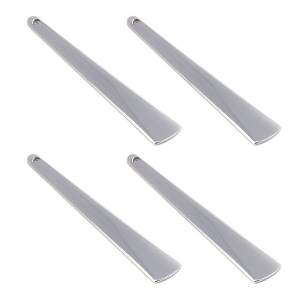 Coshar 4Pcs Metal Massage Spoon Mini Makeup Spatula Applicator Tool for Face And Eye Cream, Facial Massager, Lip Mask, Makeup