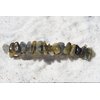 Labradorite Stone French Barrette Hair Clip 4" or 100 mm Length
