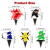 30Pcs Ninja Cupcake Toppers | Ninja Cupcake Picks Decorations for Kids' Birthday Party Baby Shower Decor,Double-Sided Ninja Theme Party Decorations.